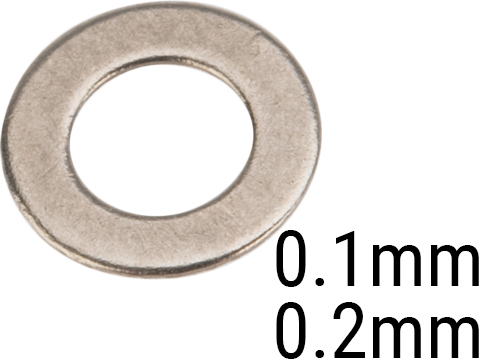 Matrix Ultra Precision Gun Smith Airsoft AEG Gearbox Shim Set (Size: .1mm and .2mm)