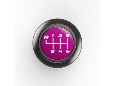 Campsite Carbon Manual 6-Speed Shift Knob; Purple (18-25 Jeep Wrangler JL)