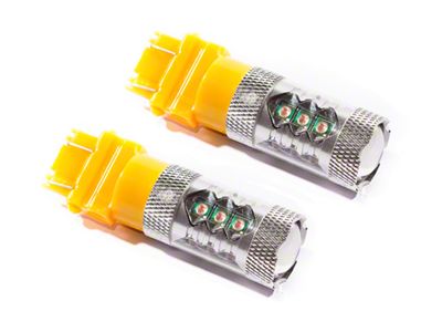 Diode Dynamics Amber Front Turn Signal LED Light Bulbs; 3157 XP80 (07-18 Jeep Wrangler JK)