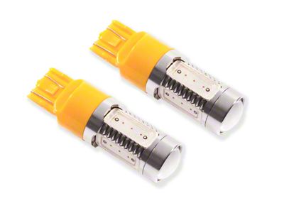 Diode Dynamics Amber Front Turn Signal LED Light Bulbs; 7443 HP11 (18-24 Jeep Wrangler JL)