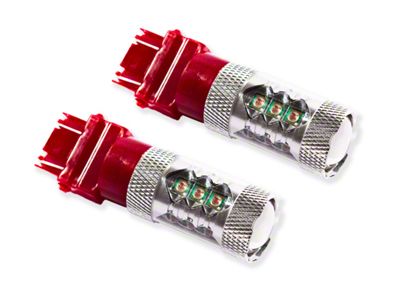 Diode Dynamics Red LED Tail Light Bulbs; 3157 XP80 (18-24 Jeep Wrangler JL w/ Factory Halogen Tail Lights)