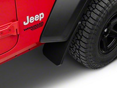 RedRock Custom Molded Mud Guards; Front and Rear (18-24 Jeep Wrangler JL, Excluding Rubicon)