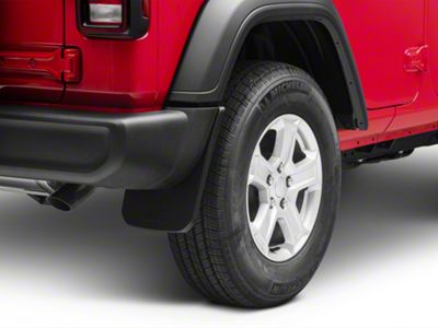 Mopar Rear Molded Splash Guards (18-24 Jeep Wrangler JL, Excluding Rubicon)