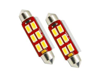 Oracle 44mm 6-LED 3-Chip Festoon LED Engine Compartment Light Bulbs; White (03-09 Jeep Wrangler TJ & JK)