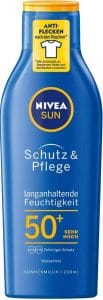 Test Sonnencreme: Nivea  50+ Sonnenmilch