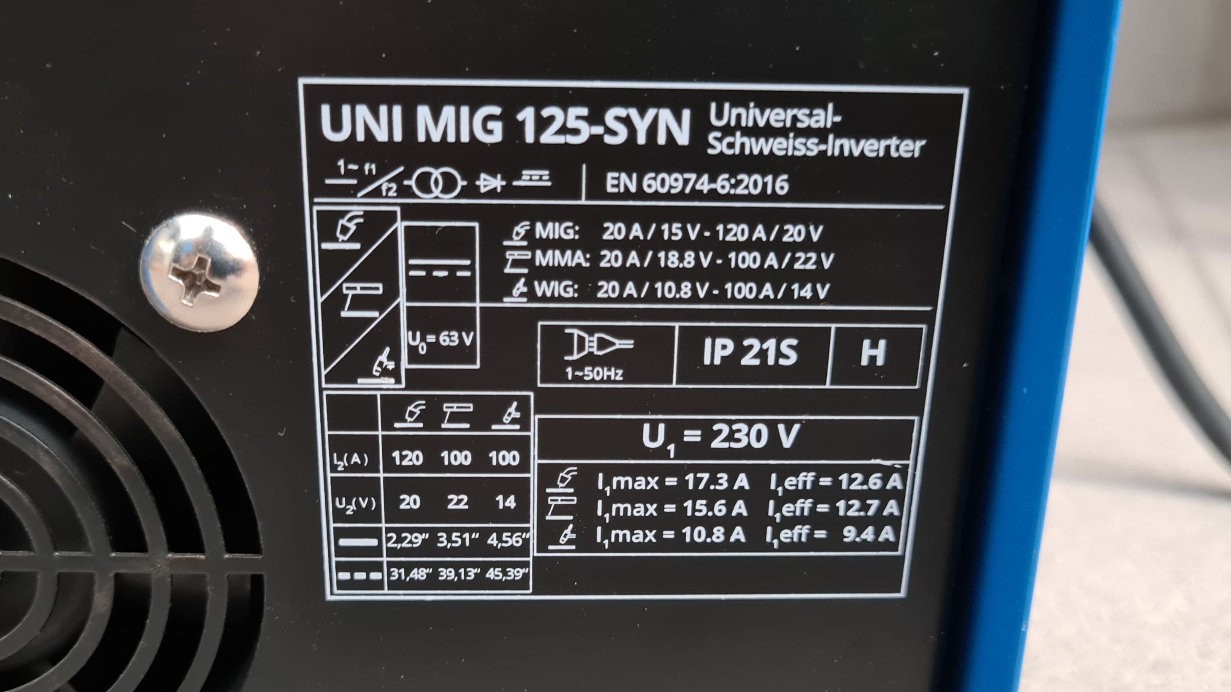 Schweißgerät Test: Güde Uni Mig 125 Syn