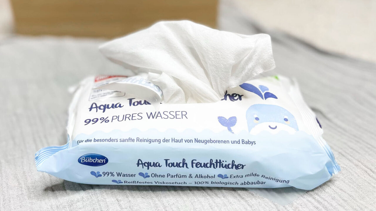 Feuchttücher Test: Bubchen Aqua Touch Feuchttucher Aufmacher