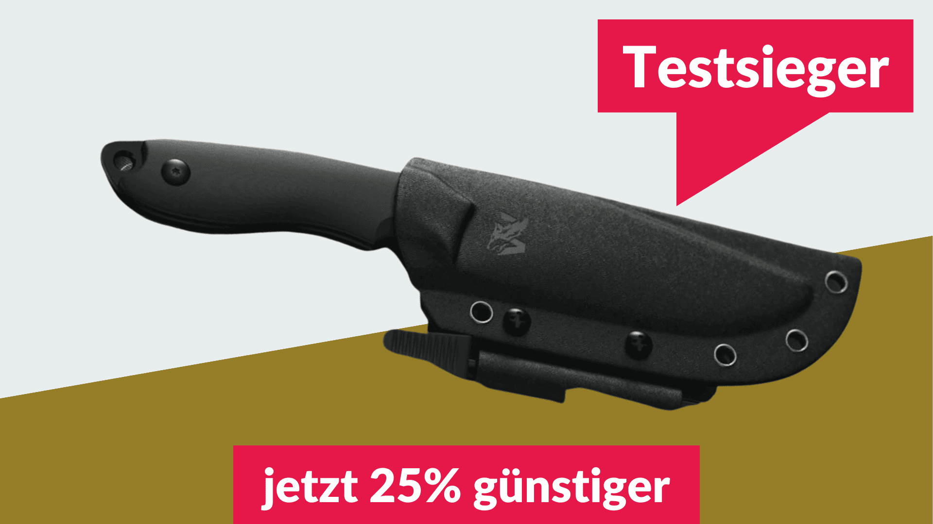 Scharfe Klinge, scharfer Deal: Testsieger-Outdoor-Messer reduziert Test: Ambulodeal Ii