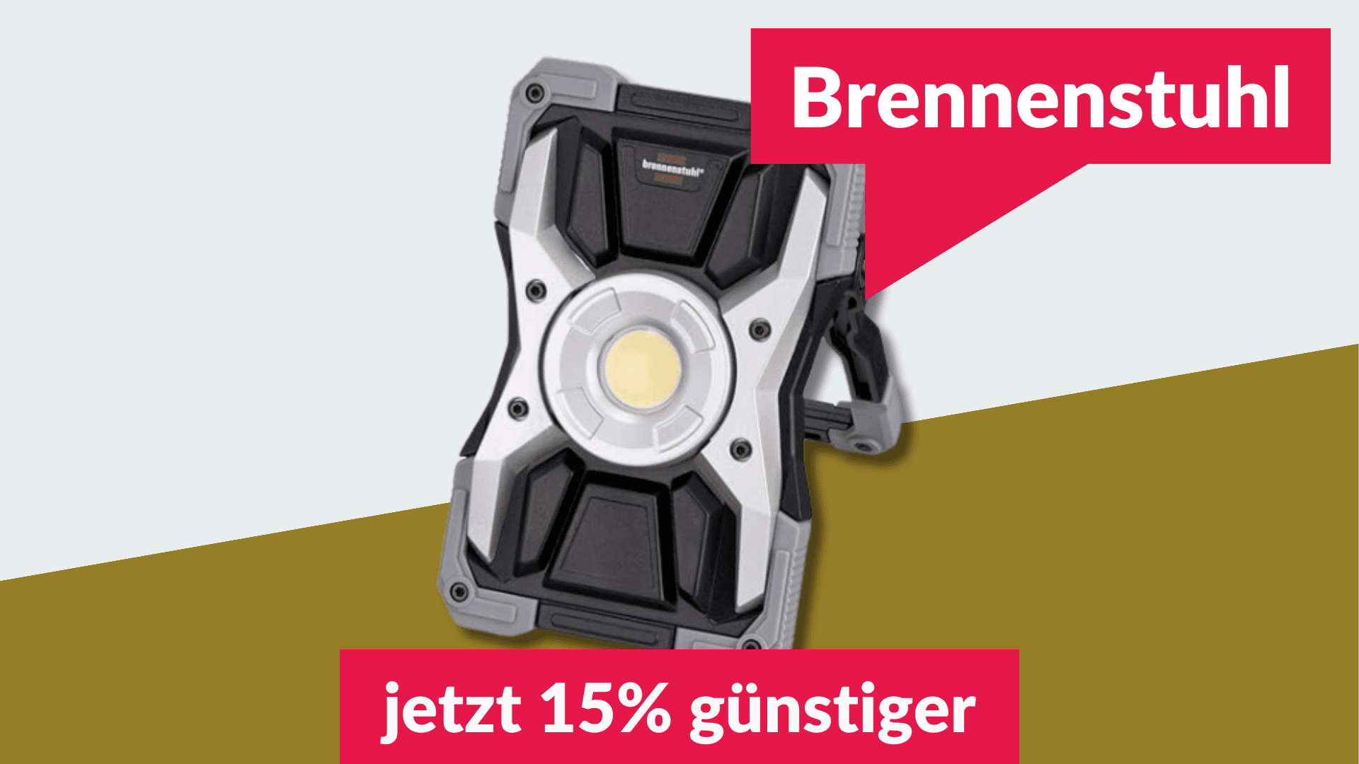 Strahlender Deal: Brennenstuhl-Baustrahler Rufus 3000 MA V2 reduziert Test: Baustrahlerdeal