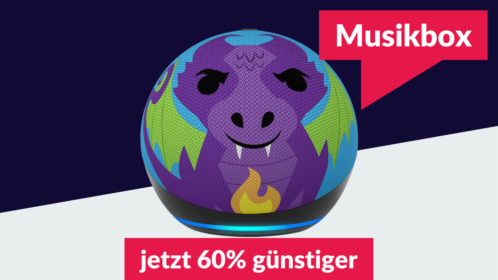 Klingt günstig: Musikbox für Kinder im Angebot Test: Echo Dot Kids Deal