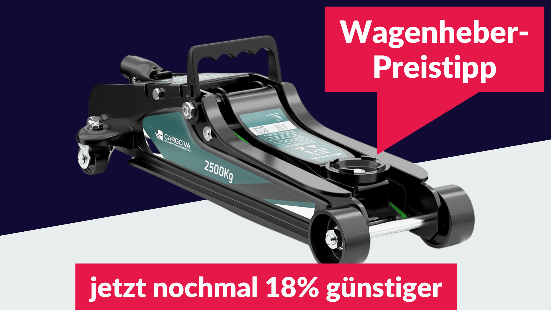 Stemmbarer Preis: Wagenheber-Empfehlung um 15% reduziert Test: Wagenheber Deal