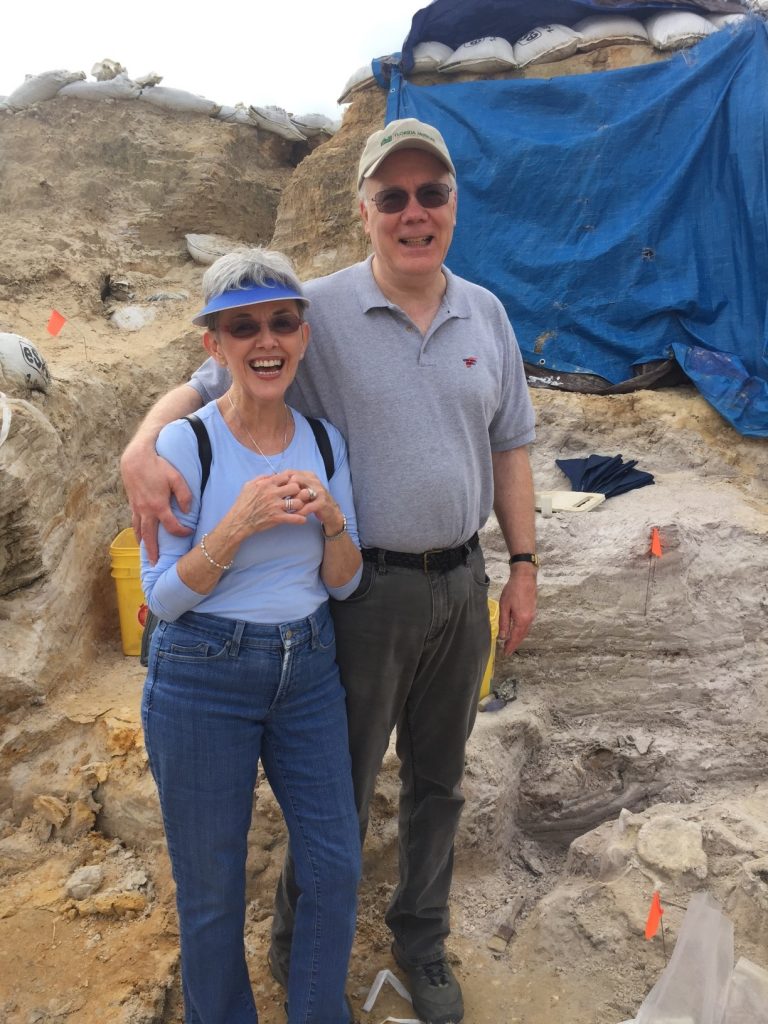 Kathleen and Dan Hayman visiting the Montbrook site Fall 2018!