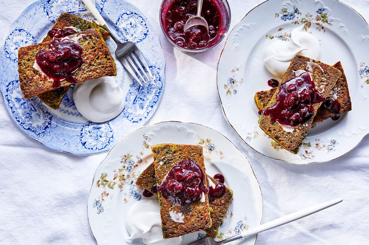 Blueberry Cornbread French Toast