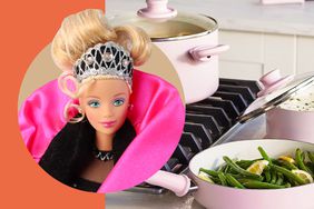 Barbie; kitchen appliances