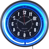 neon wall clocks for sale