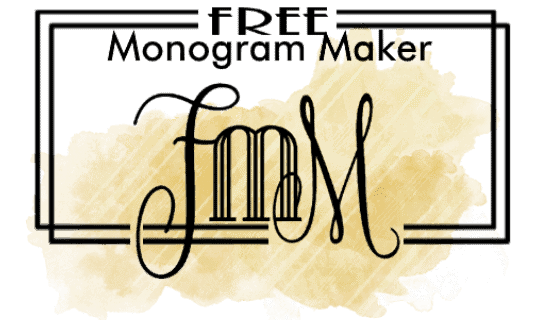 Free Monogram Maker