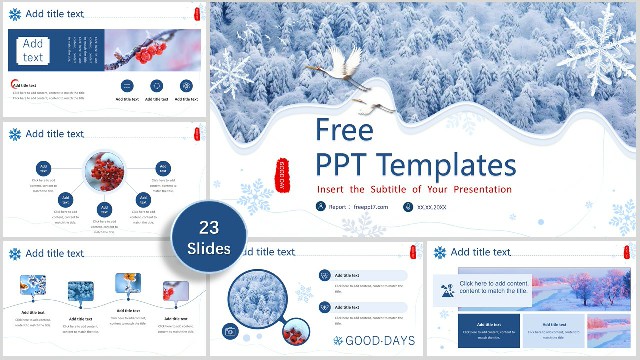 <strong>Beautiful Winter-Themed PowerPoint Templates</strong>