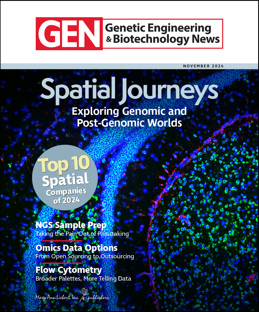 The cover of the current issue of GEN