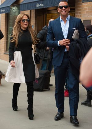 Jennifer Lopez and Alex Rodriguez out in New York City