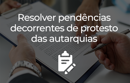 Resolver pendêndias decorrentes do protesto das autarquias