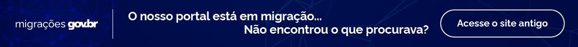 Nosso portal está em migração