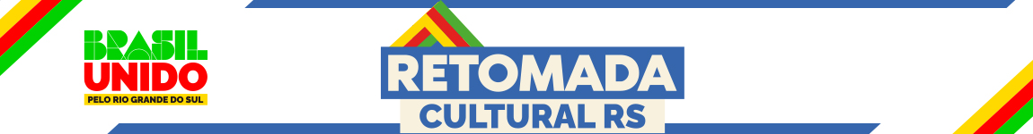 Logo do programa Retomada Cultural RS