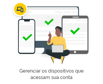 Ilustração - Gerenciar dispositivos