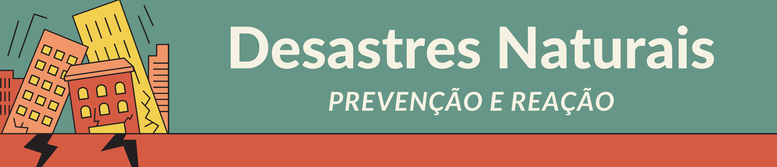 Desastres: prevenção e reação