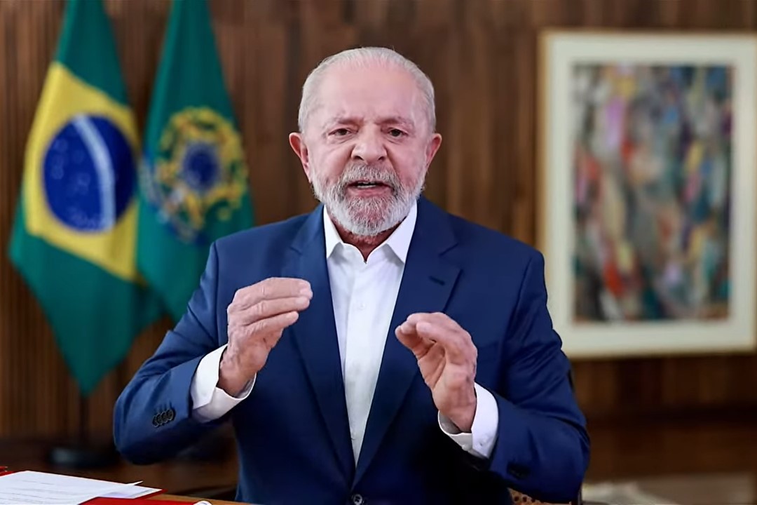 Por videoconferência, Lula discursa na 16ª Cúpula do BRICS, realizada em Kazan, na Rússia