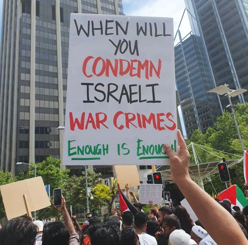 Boorloo/Perth: When will you condemn Israeli war crimes