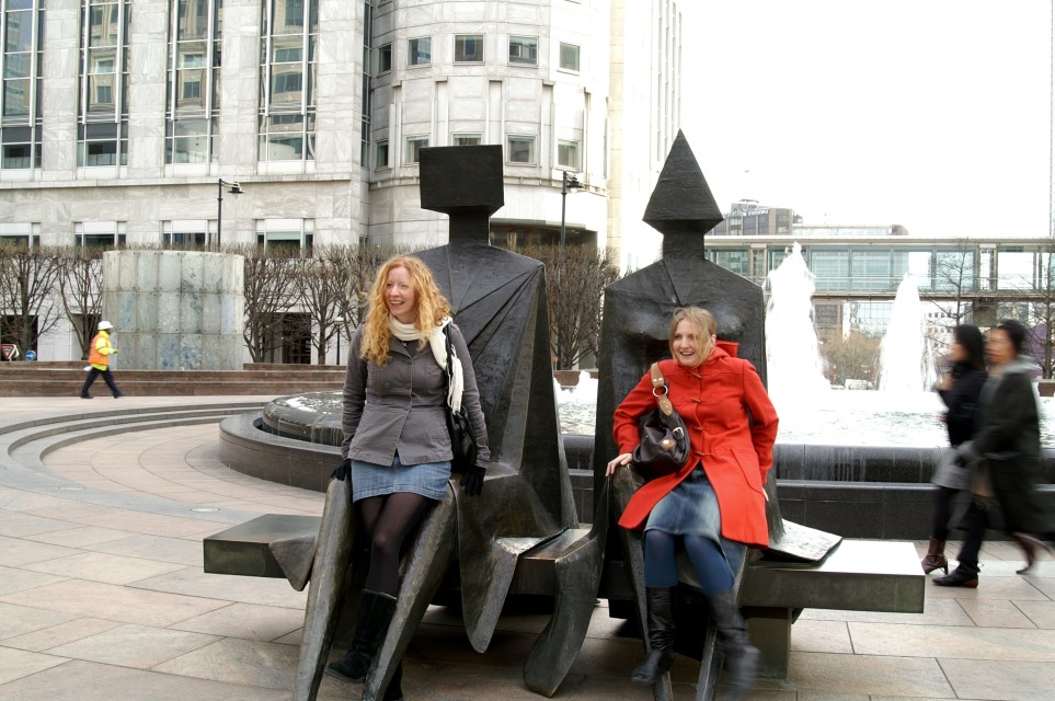 Chadwick Sculpture in Cabot Square, London