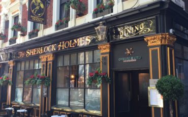 London: The Sherlock Holmes Pub at221B Baker Street. Photo Credit: ©Glyn Jones.