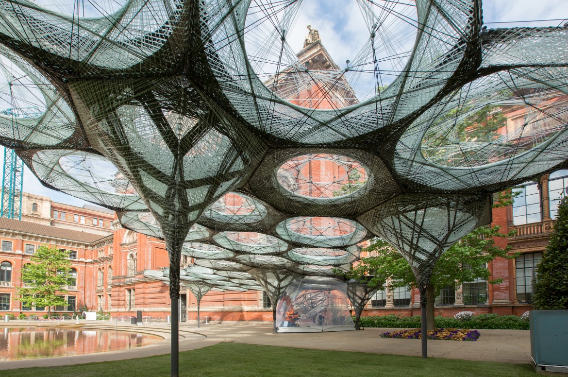 Victoria & Albert Museum - Elytra Filament Pavilion. Photo Credit: ©Victoria & Albert Museum, London.