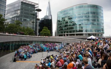 Sing For Water. Photo Credit: © Mike Kemp via Totally Thames 2016.