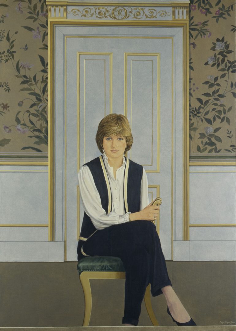 National Portrait Gallery: Portrait of Diana, Princess of Wales by Bryan Organ, 1981. Photo Credit: © National Portrait Gallery, London. 