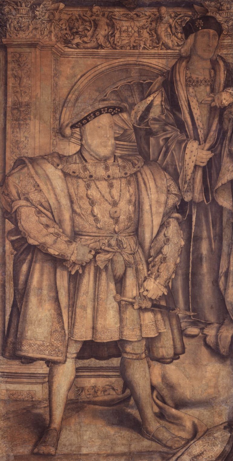 National Portrait Gallery: Portrait of King Henry VIII; King Henry VII by Hans Holbein the Younger, circa 1536-1537. Photo Credit: © National Portrait Gallery, London. 