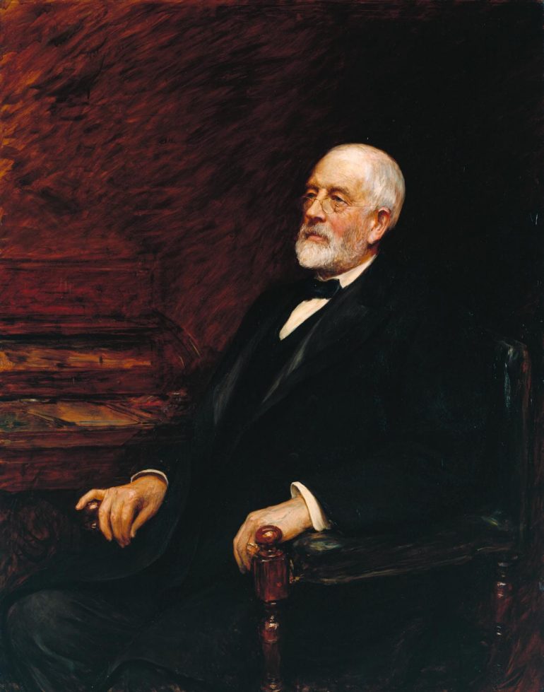 Portrait of Sir Henry Tate 1897 by Sir Hubert Von Herkomer 1849-1914 Bequeathed by Amy, Lady Tate 1920. Photo Credit: © Tate Modern.