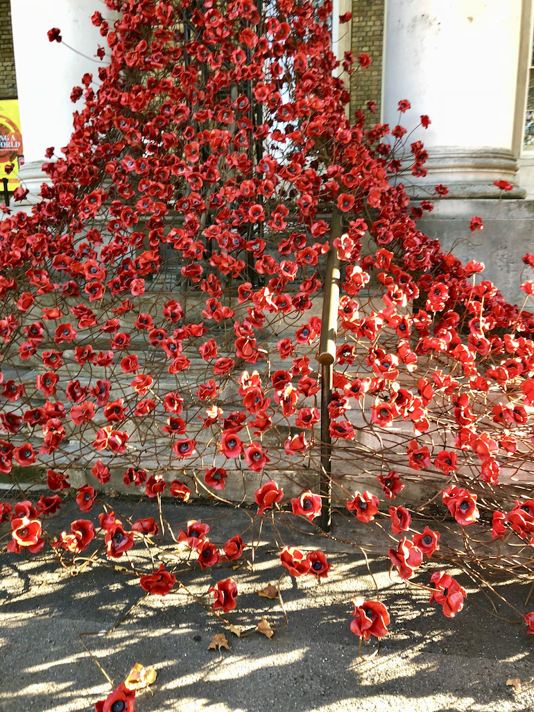 Imperial War Museum London - Weeping Windows Poppies Tour. Photo Credit: © Ursula Petula Barzey.