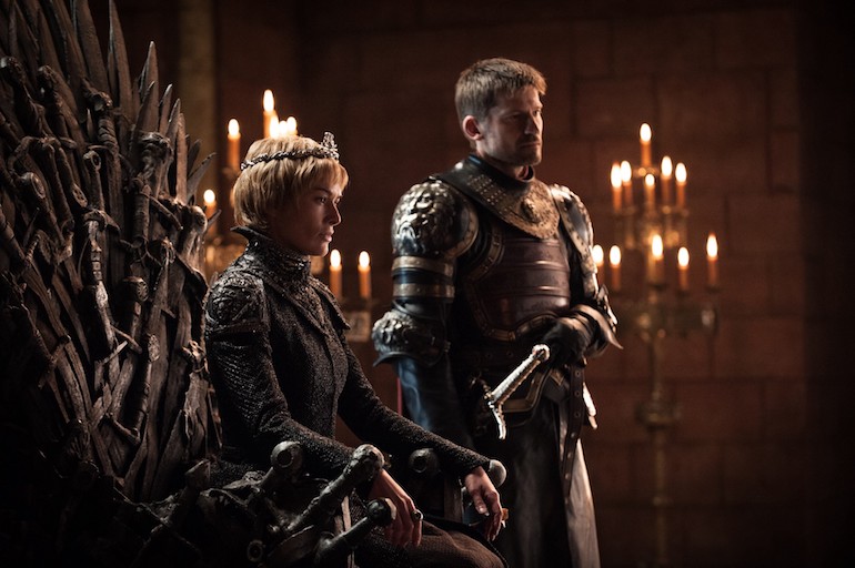 Game of Thrones: Cersei Lannister & Jaime Lannister. Photo Credit: © Helen Sloan/HBO.