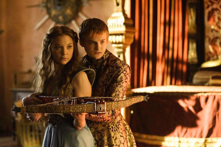 Game of Thrones: King Joffrey Baratheon and intended bride Margaery Tyrell. Photo Credit: © Helen Sloan/HBO.