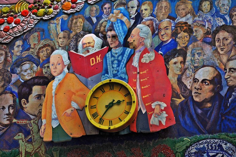 Spirit of Soho mural on Broadwick Street in London. Photo Credit: © Dun.can via Wikimedia Commons.