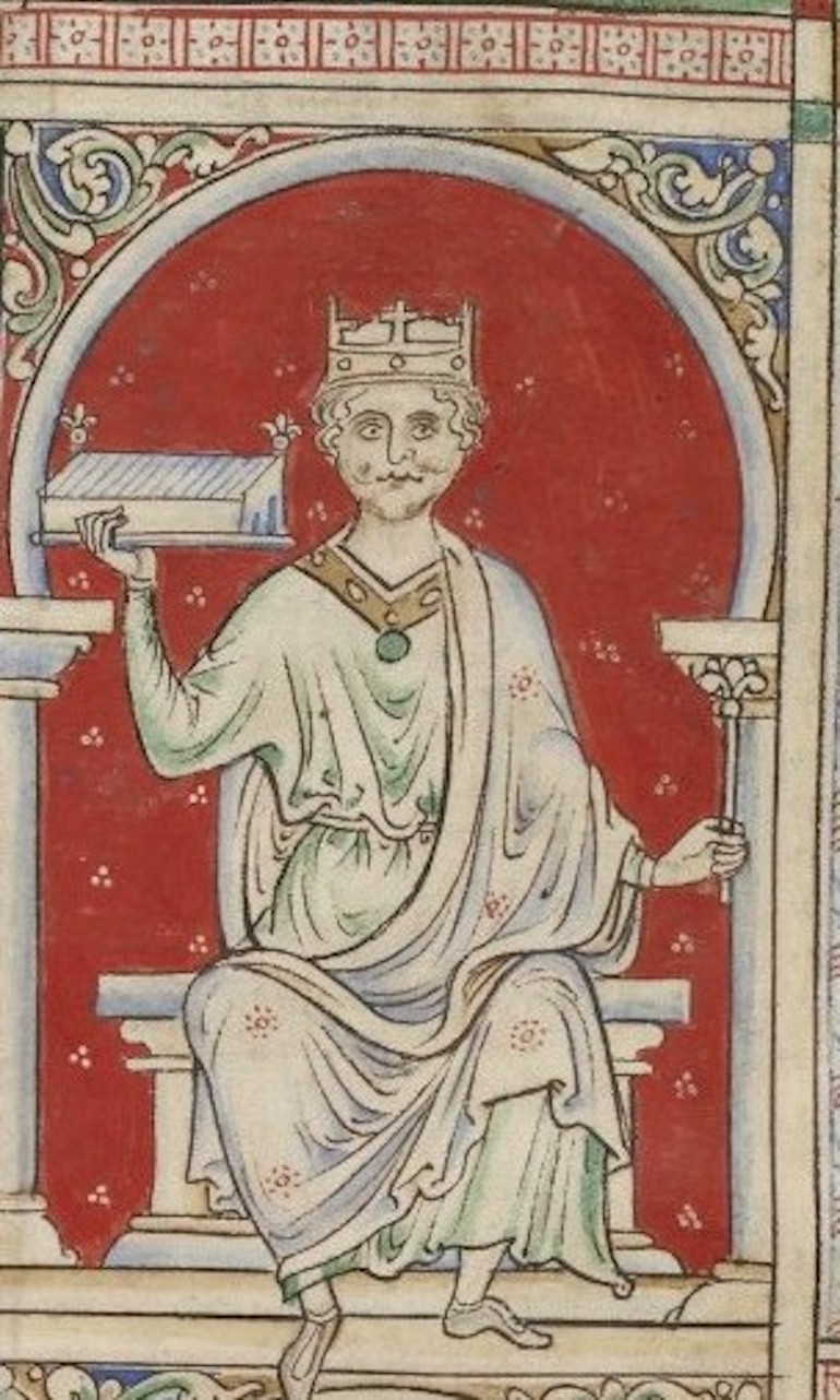 William II of England drawn by Matthew Paris. Photo Credit: © Public Domain via Wikimedia Commons.