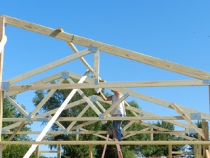 Ceiling Loaded Trusses