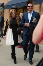 JENNIFER LOPEZ and Her Boyfriend Alex Rodriguez Out in New York 04/01/2017