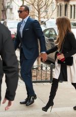 JENNIFER LOPEZ and Her Boyfriend Alex Rodriguez Out in New York 04/01/2017