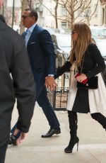 JENNIFER LOPEZ and Her Boyfriend Alex Rodriguez Out in New York 04/01/2017