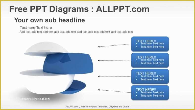 Free 3d Animated Powerpoint Templates Of Free 3d Divided Graphic Ppt Diagrams Download Free