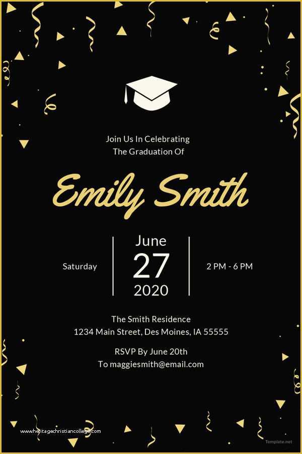 Free Graduation Announcements Templates Downloads Of 19 Graduation Invitation Templates Invitation Templates