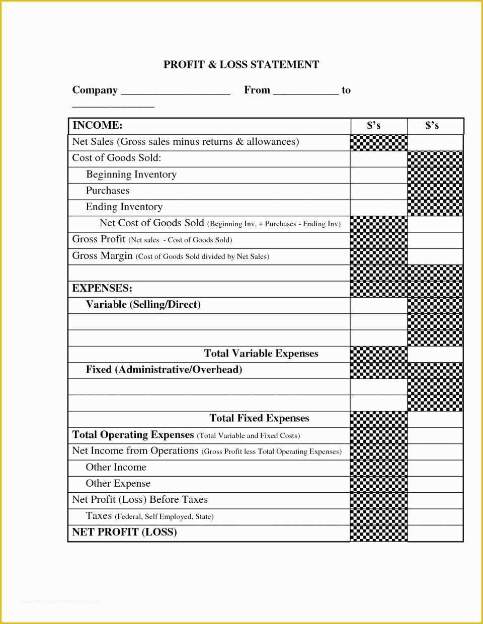 Year to Date Profit and Loss Statement Free Template Of Year to Date In E Statement Template Ytd Profit ands