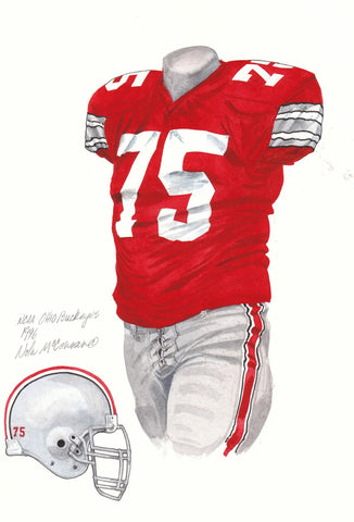 Ohio State Buckeyes 1996 - Heritage Sports Art - original watercolor artwork - 1